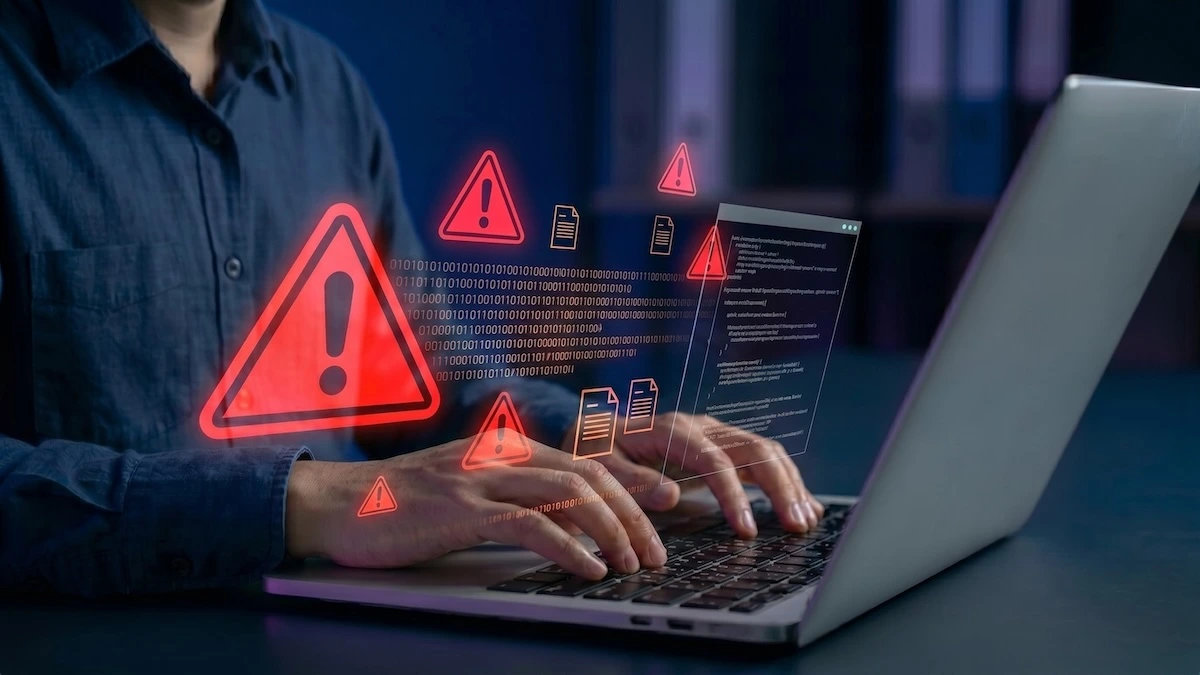 AI-powered video surveillance system monitoring security feeds in real-time.