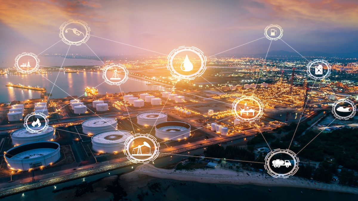 AI-powered video surveillance system enhancing network security with edge computing technology.
