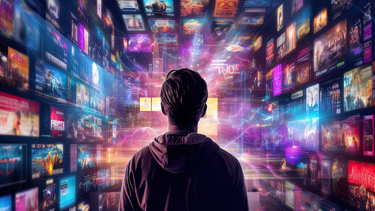 AI-powered video surveillance system with edge computing capabilities securing a facility